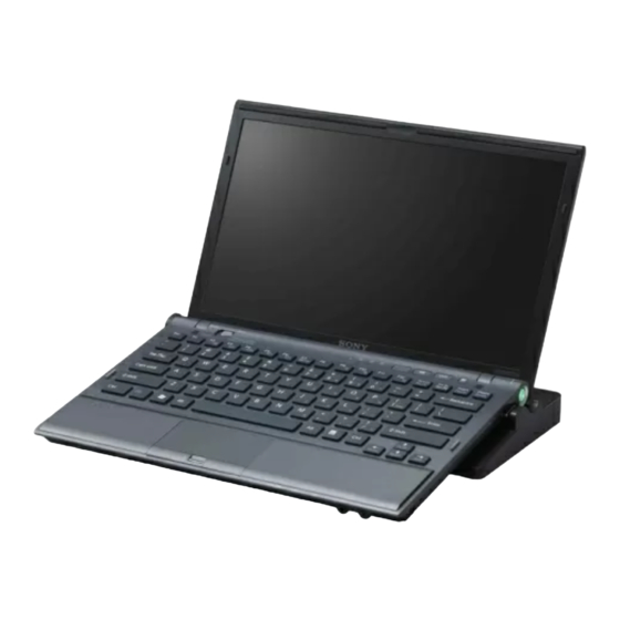 Sony vaio VPCZ13 Series Gebruikershandleiding