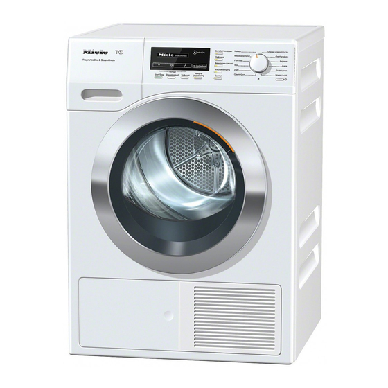 Miele TKG 450 WP Gebruiksaanwijzing