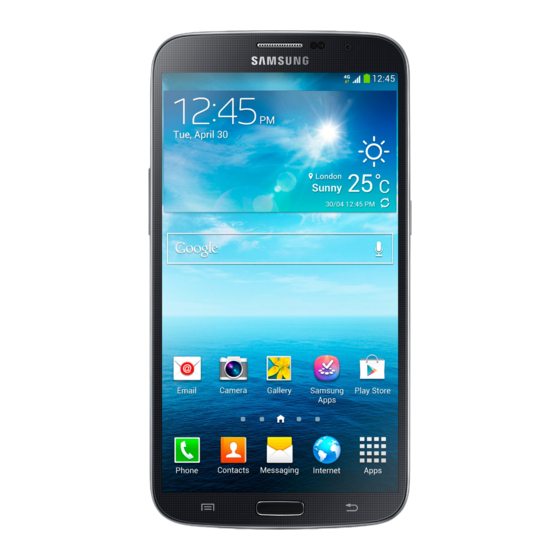 Samsung Galaxy Mega 6.3 Gebruiksaanwijzing