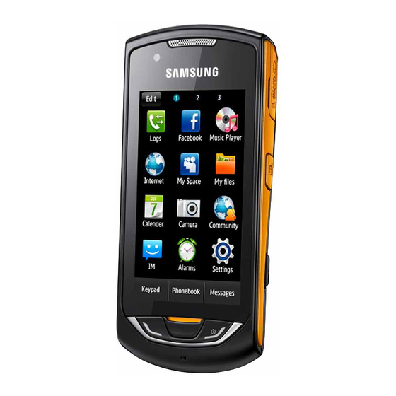 Samsung GT-S5620 Gebruiksaanwijzing