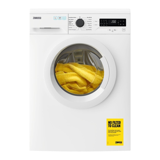 Zanussi ZWFN8430W Gebruiksaanwijzing