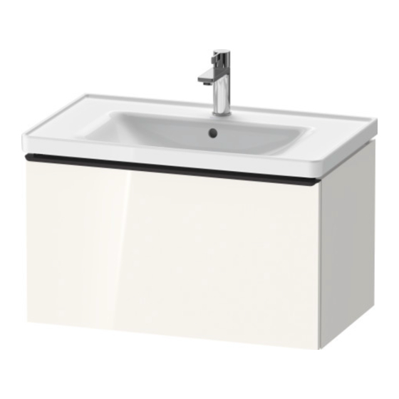 DURAVIT D-Neo DE 4255 Montagehandleiding