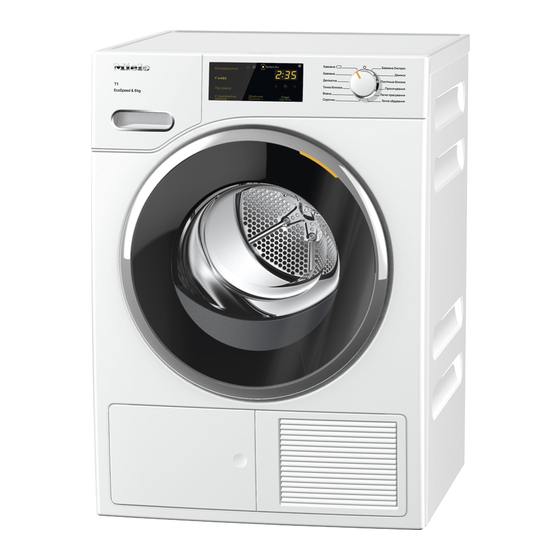 Miele TWF 640 WP Gebruiksaanwijzing