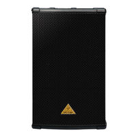 Behringer EUROLIVE PROFESSIONAL B1800X PRO Bedieningshandleiding
