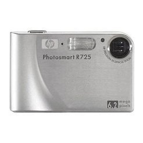 HP Photosmart R725 Gebruikershandleiding