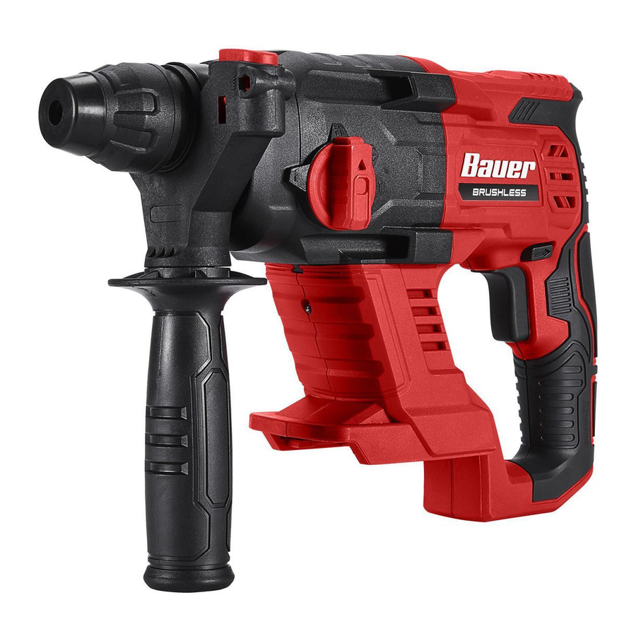 Bauer 2144C-B, 57744 - 1/2 in. SDS-PLUS Rotary Hammer