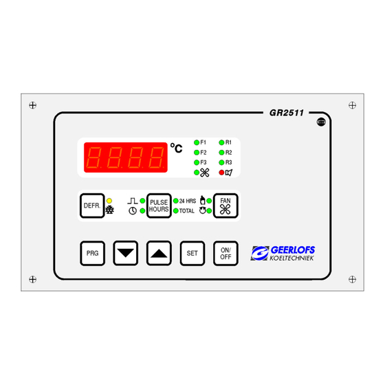 VDH Products Geerlofs GR2511 Gebruiksaanwijzing