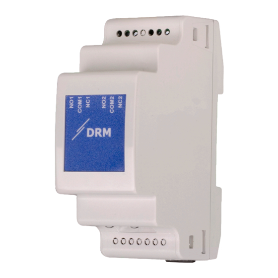 Sentera Controls DRM-M-02 Installatiehandleiding En Gebruiksaanwijzing