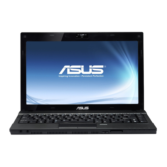 ASus B23E Gebruikershandleiding