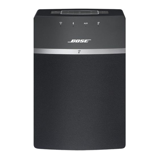 Bose SOUNDTOUCH 10 Gebruikershandleiding