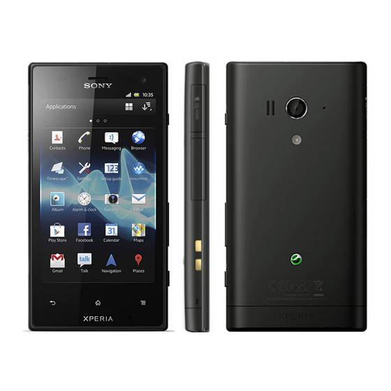 Sony Xperia acro S Gebruikershandleiding