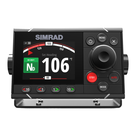 Simrad AP48 Gebruikershandleiding