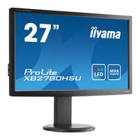 Iiyama ProLite B2780HSU Gebruikershandleiding