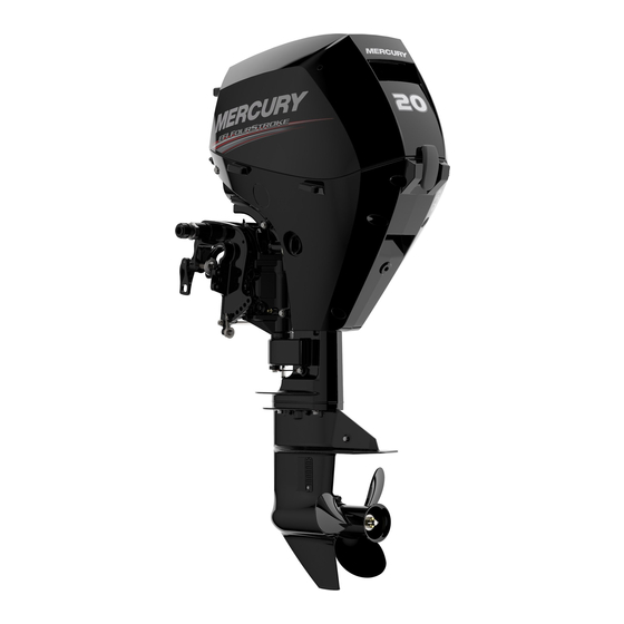 Mercury Marine Go Boldly 20 EFI FourStroke Handleiding