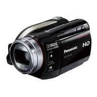 Panasonic HDC-HS100 Gebruiksaanwijzing