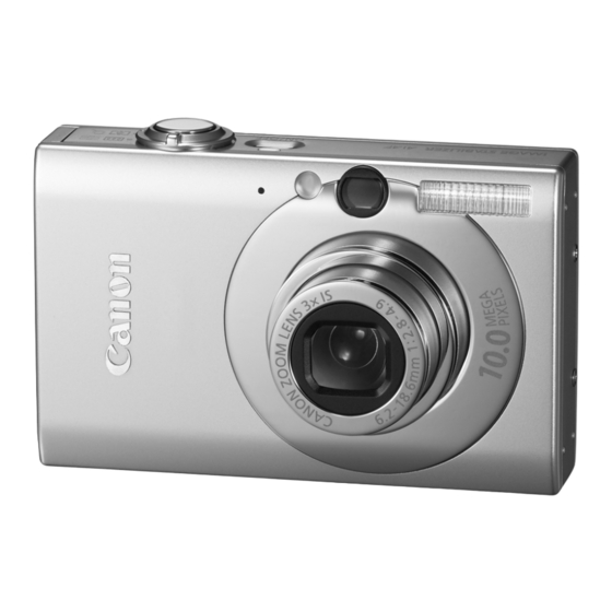 Canon DIGITAL IXUS 85 IS Gebruikershandleiding