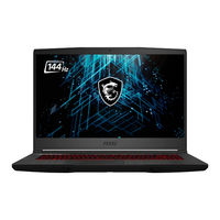 MSI GF65 thin 10 Gebruikershandleiding