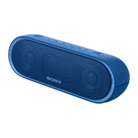 Sony SRS-XB20 Gebruikershandleiding