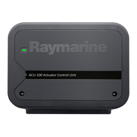 Raymarine Evolution EV-1 Installatievoorschriften