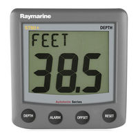 Raymarine ST60+ Diepte instrument Gebruikershandleiding