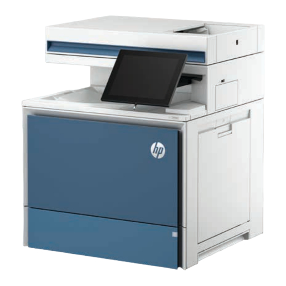 HP Color LaserJet Enterprise MFP X58045 Gebruikershandleiding