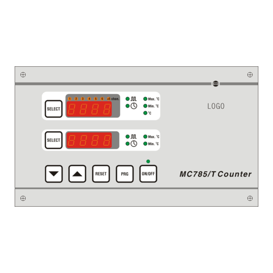 VDH Products MC 785/T Gebruiksaanwijzing