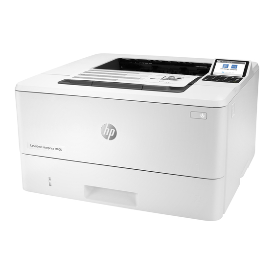 HP LaserJet Enterprise M406 Gebruikershandleiding