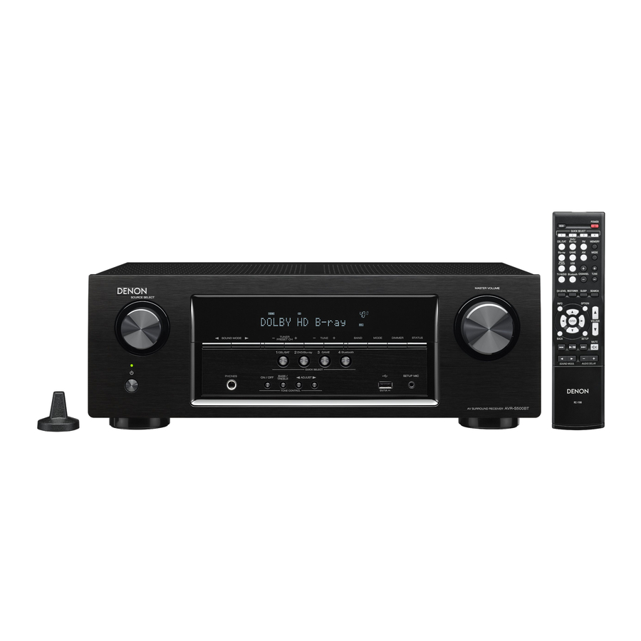 Denon AVR-S500BT AV-surroundreceiver