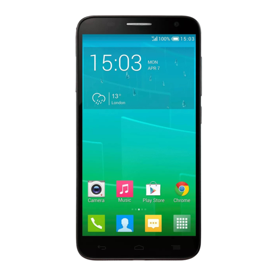 Alcatel onetouch idol 2s 6050Y Snelstartgids