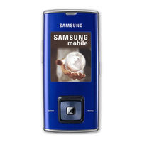 Samsung SGH-J600 Gebruiksaanwijzing