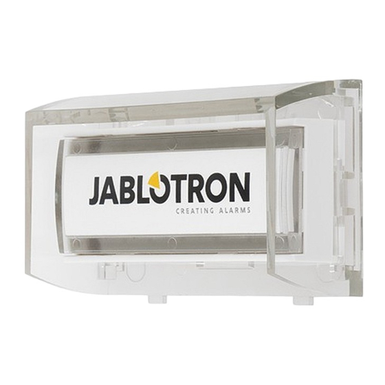 jablotron JA-159J Installatiehandleiding