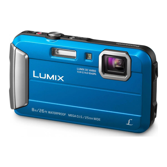 Panasonic Lumix DMC-FT30 Gebruiksaanwijzing