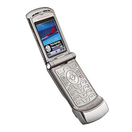 Motorola RAZR V3 Gebruikershandleiding