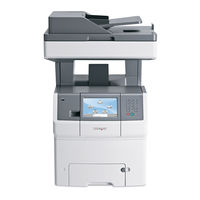 Lexmark X73 Series Gebruikershandleiding