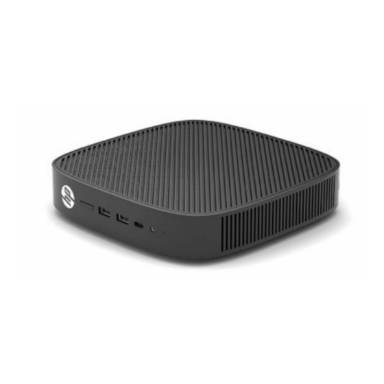 HP Thin client Gebruikershandleiding