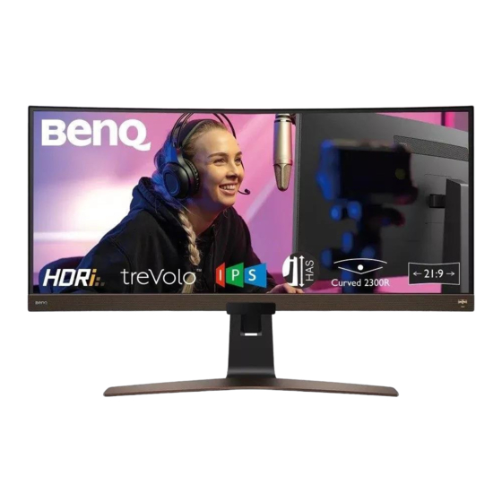 BenQ EW3880R Korte Handleiding