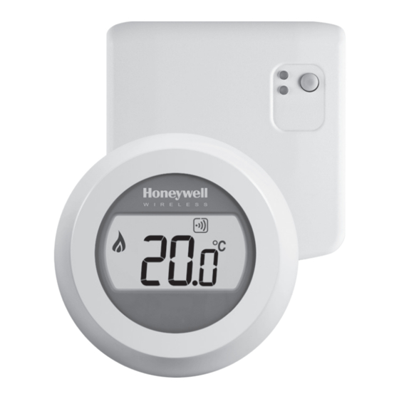 Honeywell Y87RF ROUND WIRELESS AAN/UIT PAKKET Installatiehandleiding