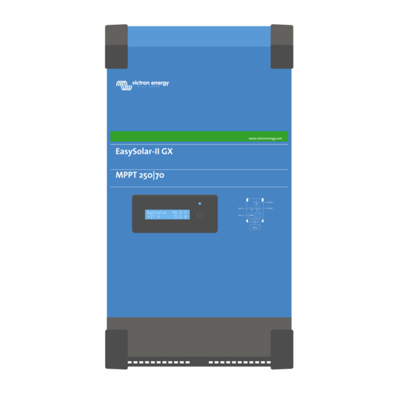 Victron energy EasySolar-II GX Series Producthandleiding