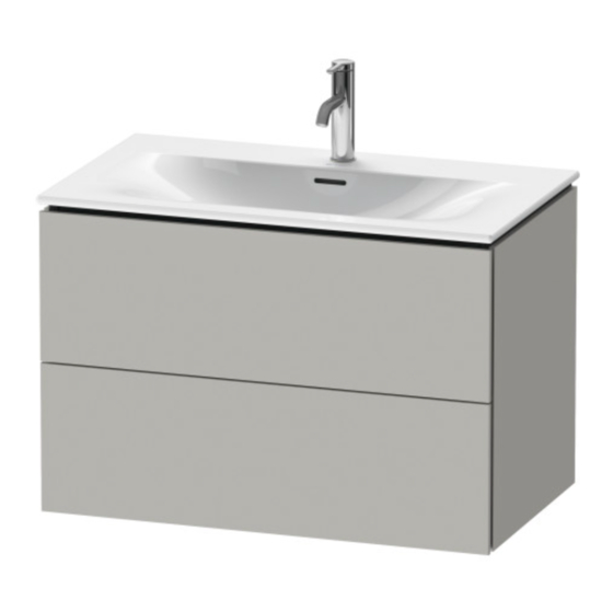 DURAVIT L-Cube LC 6307 Montagehandleiding