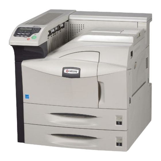 Kyocera FS-9130DN Installatiehandleiding