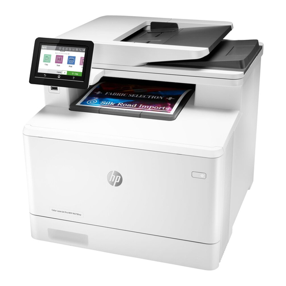 HP Color LaserJet Pro MFP M479 Series Gebruikershandleiding