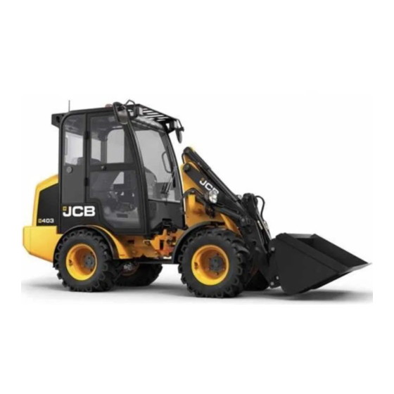 jcb 403 Bedieningshandleiding