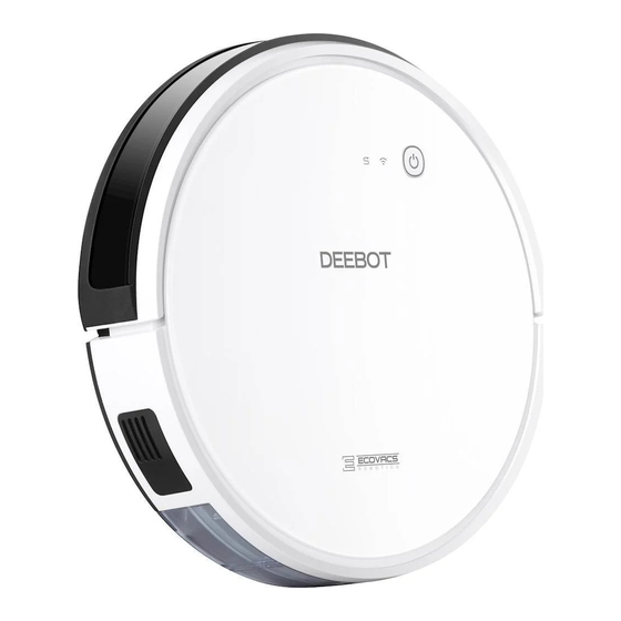 ECOVACS ROBOTICS DEEBOT 600 Instructiehandleiding