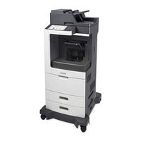 Lexmark XM7270 Gebruikershandleiding