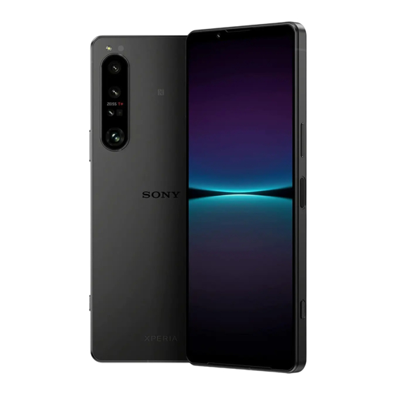 Sony Xperia 1 IV XQ-CT54 Helpgids