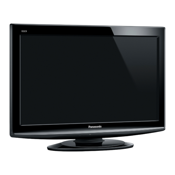 Panasonic VIERA TX-L26X10P Gebruiksaanwijzing