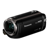 Panasonic HC-W570M Gebruiksaanwijzing