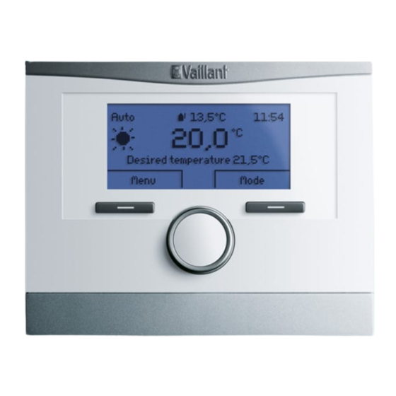 Vaillant calorMATIC 450f Installatiehandleiding