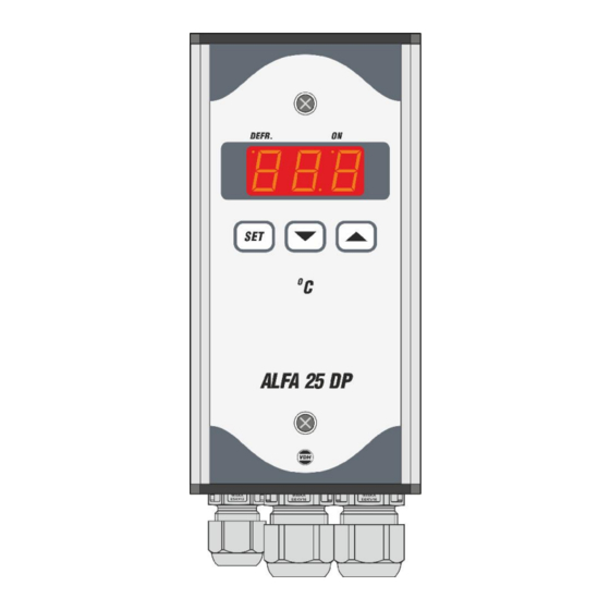 VDH ALFA 25 DP Gebruiksaanwijzing