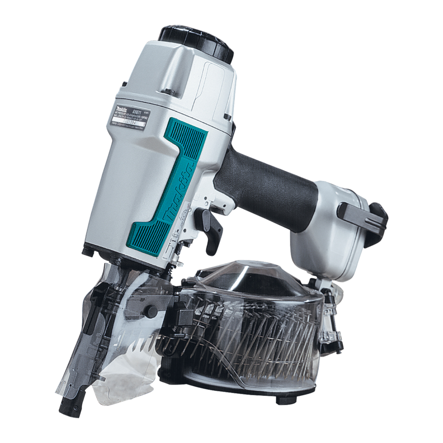 Makita AN611 - Handleiding Rolspijkerapparaat voor Constructie